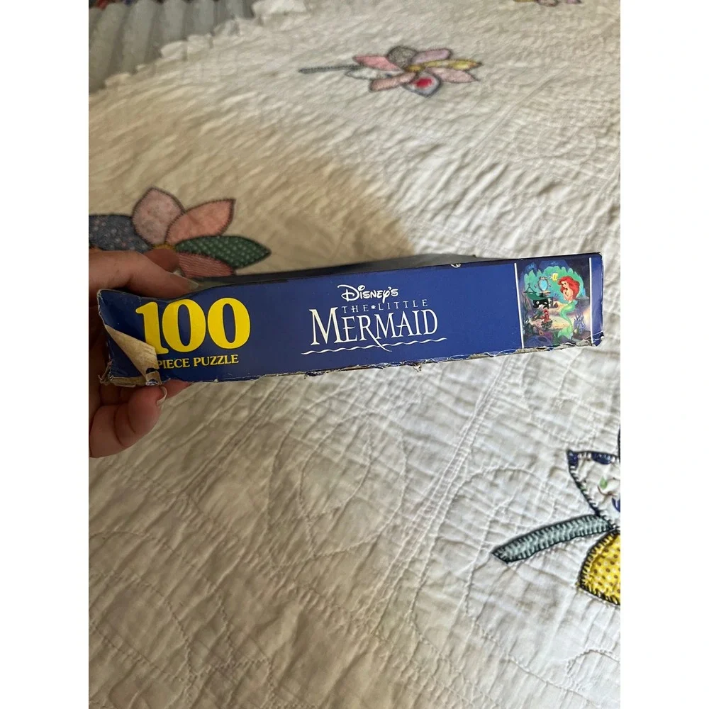 Vintage Disney The Little Mermaid 100 Piece Jigsaw Puzzle Parker Brothers 4079A